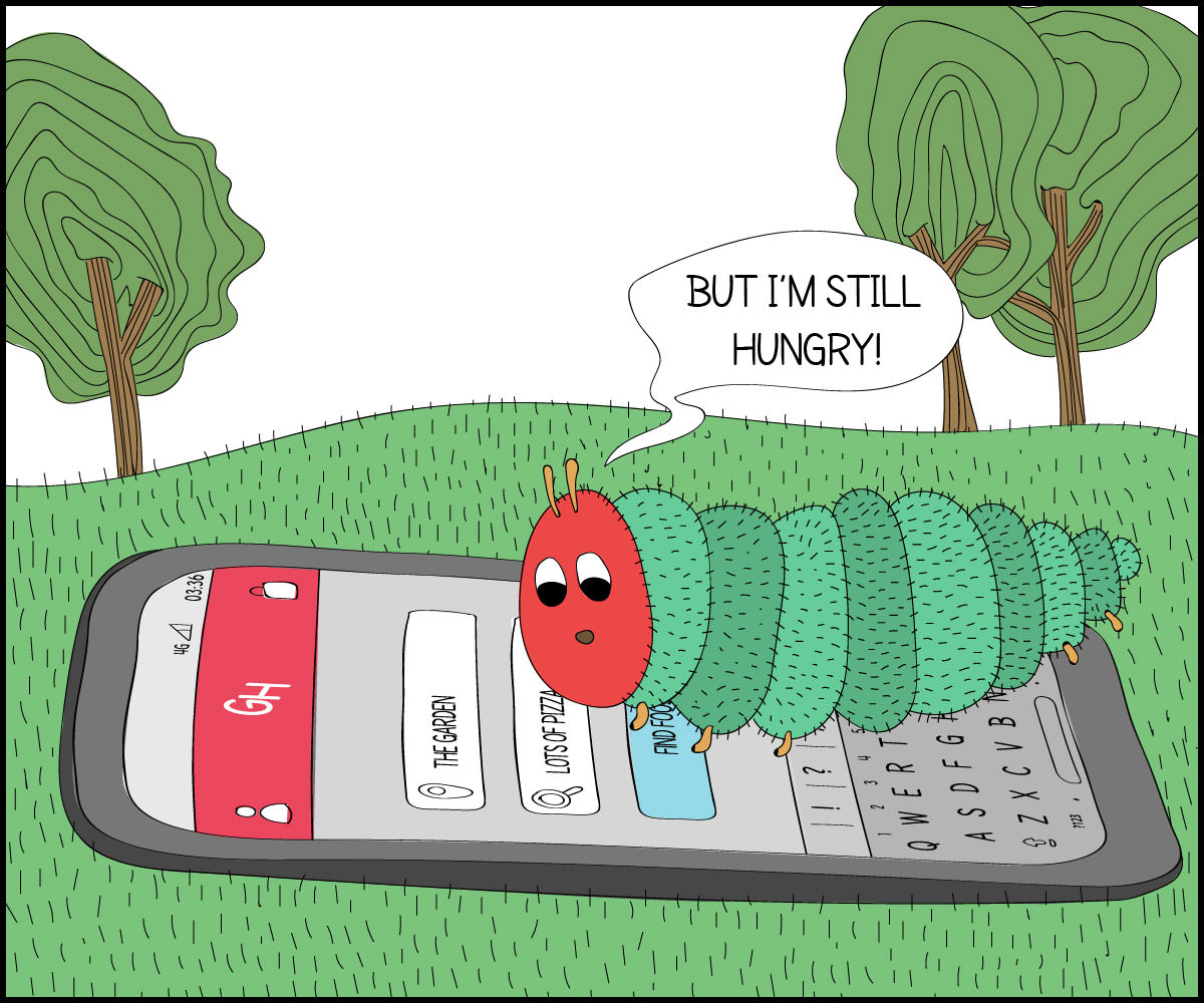 Very Hungry Caterpillar using GrubHub